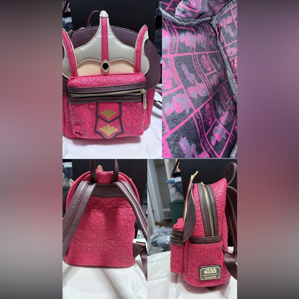 Star Wars Loungefly, Queen Amidala mini backpack